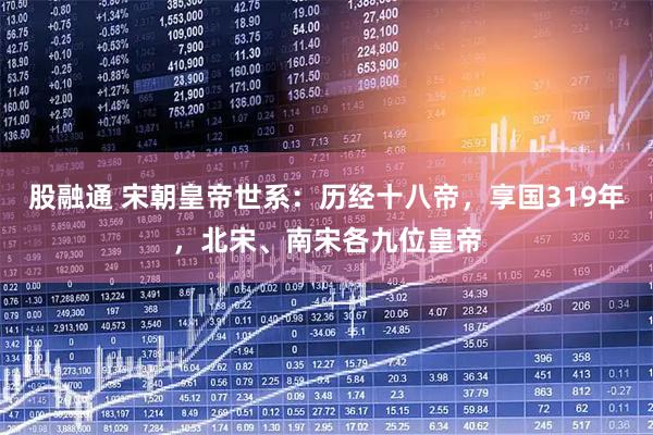 股融通 宋朝皇帝世系:历经十八帝,享国319年,北宋、南宋各九位皇帝