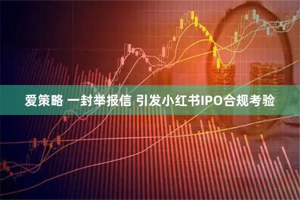 爱策略 一封举报信 引发小红书IPO合规考验