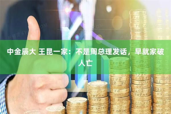 中金辰大 王昆一家：不是周总理发话，早就家破人亡