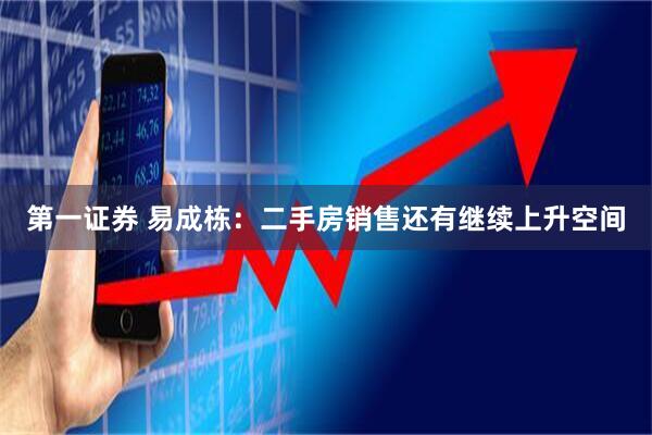 第一证券 易成栋：二手房销售还有继续上升空间